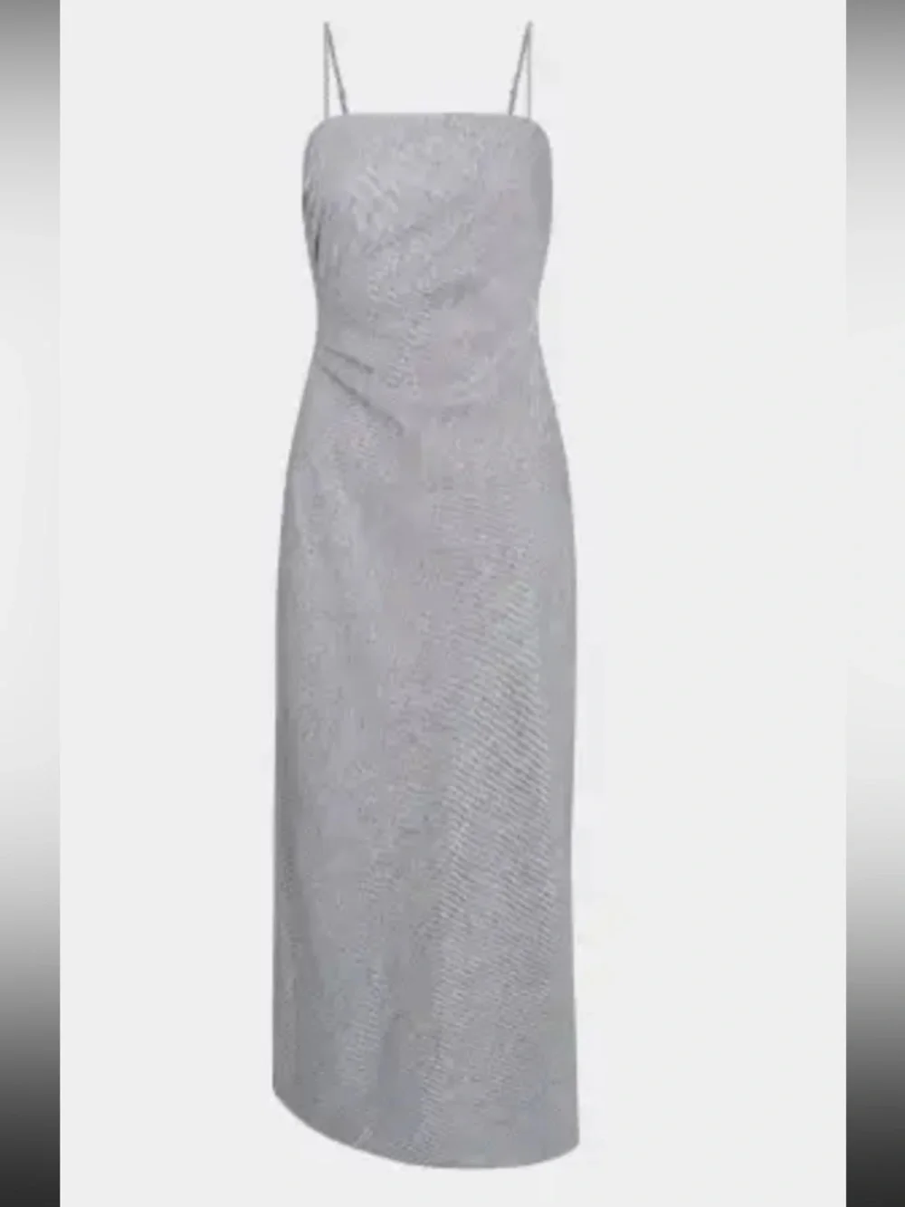 New Vince Light Gray Spaghetti-Strap Midi Dress size 10 - Picture 8 of 16